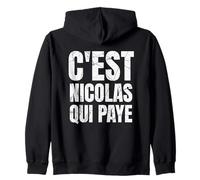 C’est Nicolas Qui paie - by TEESAT Sweat à Capuche