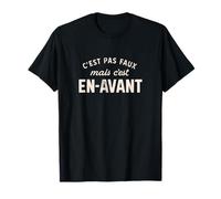 C’est Pas Faux mais c’est en-Avant | Cadeau Rugby Humour T-Shirt