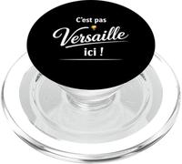 C’est Pas Versailles Ici - Humour lumière allumée PopSockets PopGrip pour MagSafe