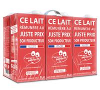 C’EST QUI LE PATRON Lait complet Pack de 6x1L