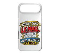 C’Était dans Le Mail avec des Mots Et Tout Humour Bureau Coque pour iPhone Air