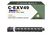 C-EXV49 CEXV49 EXV49 Cartouche de Toner Compatible Utilisation pour l’imprimante Canon Imagerunner Advance IR C3320, C3320i, C3325i, C3330i, C3520i, C3525i, C3530i (Magenta)