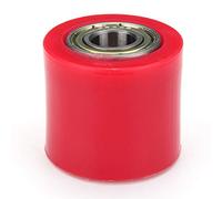 C-FUNN 10mm chaîne Rouleau poulie Curseur tendeur Roue Guide pour Moto Pit Dirt Mini vélo VTT-Rouge