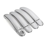 C-FUNN 8 Pcs Chromé en Acier Inoxydable Poignée De Porte Couverture Trim Set pour VW Transporter T5 Caddy