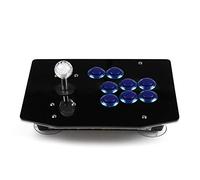 C-FUNN Arcade Stick Pc Jeu Joystick Usb Fightstick Lumière 6 Boutons Contrôleur - Bleu