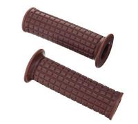 C-FUNN Couvercle De Poignée De Guidon en Caoutchouc pour Moto, 25 Mm / 28 Mm, Universel - Marron Clair