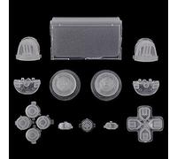 C-FUNN Les Boutons De Set Complets Luisent dans Les Pièces De Rechange Sombres De Dpad pour Le Contrôleur De Sony Ps4