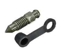 C-FUNN M8 X 1.25 Mm Étrier De Frein De Purge De Vis Mamelon Bouchon De Poussière pour Moto