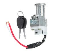 C-FUNN Serrure De Commutateur D'Allumage De Batterie De Chager avec 2 Clés pour Le Vélo Électrique De Moto Scooter E-Bike