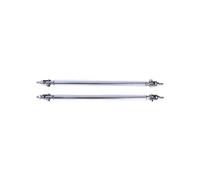 C-FUNN Universel réglable 15CM Voiture Avant Pare-Chocs lèvre Splitter Rod Barre de Liaison-Argent