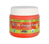 C. Kreul Peinture au doigt Mucki 28103 – Rouge 150 ml, sans paraben, végétalienne