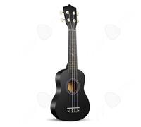 C Guitare acoustique 21in noir étudiant débutant avec des cordes de rechange guitare classique pour les étudiants guitare classique