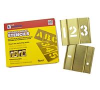 C.H. Hanson 10013 Lot de 15 pochoirs à emboîter en laiton 7,6 cm