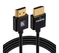 C-HM/HM/PICOBK10 Ultra Slim HDMI Cable 4k High Speed With Ethernet Black 3.0m (10ft)
