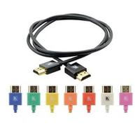 C-HM/HM/PICOBK10 Ultra Slim HDMI Cable 4k High Speed With Ethernet Black 3.0m (10ft)