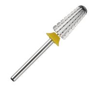 C & I Perceuse à ongles, mèche volcano, 2 voies édition Efile pour les techniques des ongles pour enlever les gels à ongles, les ongles acryliques et les trempages, foret à double main pour perceuse électrique de manucure (double grossier -XXC)