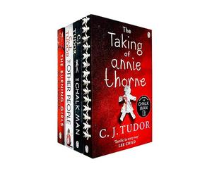 C J Tudor Collection 4 Books Set (The Chalk Man, The Taking of Annie Thorne, The Other People, The Burning Girls)