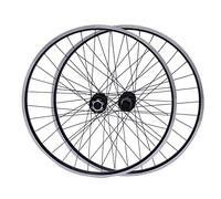 C-Juzarl 27,5 pouces VTT Jeu de roues avant et arrière Roue de VTT en alliage d'aluminium Roues de roue Frein à disque pour 7-12 vitesses (Noir)