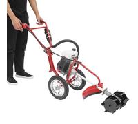 C-Juzarl Mini motobineuse à essence 4 temps moteur à essence | Débroussailleuse manuelle 3 en 1, 63 cc, pour creuser, desserrer et cultiver le sol