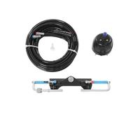 C-Juzarl Système de direction hydraulique pour hors-bord jusqu'à 150 CV Tuyau de direction hydraulique de 7 m pour yachts, bateaux de pêche, sans volant