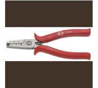 C.K Tools Pince à sertir 430005 – pour embouts de câble 0,25 à 2,5 mm² – 145 mm