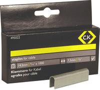 C.K 495022 Agrafes Dimensions (L x l) 14 mm x 7.5 mm