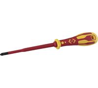 C.K Tools Tournevis cruciforme Dextro T49243-1 VDE PZ 1 Lame 100 mm DIN ISO 8764