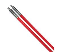 C.K MightyRods Pro 2pcs 1m Tire Fils Electrique, 7mm Ø, No Échardes, Flexible Aiguille Tire Fil Electricien, Baguette Tire Cable Rod Electrique, Baguettes Passe Cable, Guide Fil, Outillage, CK T5431