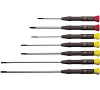 C.K neu pour lélectronique et la mécanique de précision Jeu de tournevis 7 pièces vis à fente, cruciforme Phillips