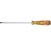 Generique Tournevis pour électricien lame plate 6 mm x 300 mm DIN 5264, DIN ISO 2380-2