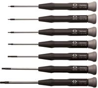 C.K Jeu de tournevis T4874X pour électronique et mécanique de précision à six pans 7 pièces