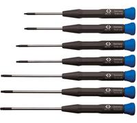 C.K Magma Jeu de tournevis T4877PX – 7 pièces Torx TX pour électronique et mécanique de précision