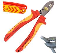 C.K Redline 2025 Edition VDE CombiCutter 2, coupe-câble électrique allemand, pince coupante latérale, dénudeuse, cisailleuse, cisailleuse, cisaillement pour électricien, cisaille à cordon, coupe-câble
