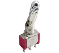 C & K Switches 7203P1CWZQE Interrupteur à levier 120 V/AC, 28 V/DC 5 A 2 x On/Off/On IP67 1 pc(s) Bulk