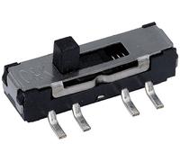 C & K Switches JS207011CQNR Interrupteur à glissière 6 V 300 mA 2 x On/On/On Bulk