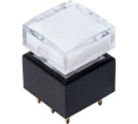 C & K Switches KLS22C036EG Interrupteur à pression 28 V/DC 100 mA 2 x Off/On rouge, vert 1 pc(s) Tray
