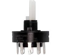 C & K Switches R10015RS02Q Commutateur rotatif 125 V, 125 V/DC 5 A Positions de commutation 10 1 pc(s) Piece