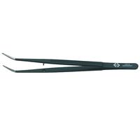 C.K T2315 Pince brucelle de précision pointue, courbée, fine 150 mm
