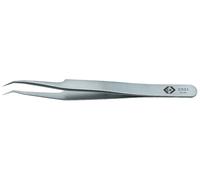 C.K T2331 Pince brucelle de précision 5C SA pointue, courbée à 60°, super-fine, incurvée 115 mm