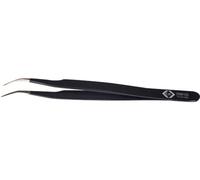 C.K T2361D antistatique (ESD) Pince brucelle ESD 7a SA-ESD pointue, courbée, fine 120 mm