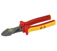 C.K T37021 180 Pince coupante diagonale RedLine VDE à grand effet de levier 180 mm