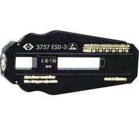 C.K T3757ESD 3 antistatique (ESD) Dénudeur de fil adapté pour Fils en PVC, Fils PTFE 0.3 à 1 mm