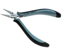 C.K T3772 1D120 Pince à becs demi-ronds ESD 135 mm Droite Longue et fine mâchoires striées