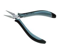 C.K T3772 1D120 Pince à becs demi-ronds ESD 135 mm Droite Longue et fine mâchoires striées