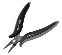 C.K T3891 antistatique (ESD) Pince à becs plats droite Acier carbone 145 mm