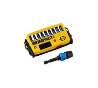 C.K T4510 Impact Jeu de 10 Embouts de vissage PZ/PH