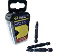 C.K T4560 PZ2LD10 Jeu dembouts 10 pièces vis Pozidriv technologie Torsion Control