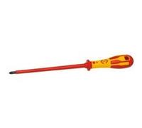 Generique Tournevis cruciforme PZ 2 VDE T49143-2200, lame 200 mm, DIN ISO 8764, DIN EN 60900