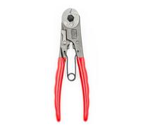 C.K Tools Coupe-Câble Métallique 150 mm avec Ressort pour Acier et Inox | Lames trempées par induction, lame courbe, résultat net sans écrasement ni effilochage, poignées PVC sûres