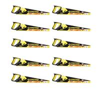 C.K Tools Jeu de Scies Égoïne Sabretooth Trade 10 Pièces, Scie Universelle Bois, Dents Triple Affûtage, Lame SK5 500 mm 20 Pouces, Poignée Confort, Coupe Longitudinale Transversale CK T0840 20